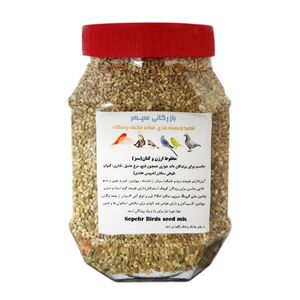 غذای پرندگان بازرگانی سپهر مدل تخم کتان و ارزن کد 103 وزن 500 گرم